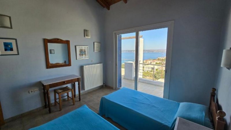 Plaka bei Chania Kreta, Plaka: Mediterrane Inselvilla mit Meer- und Bergblick im Apokoronas zu verkaufen Haus kaufen